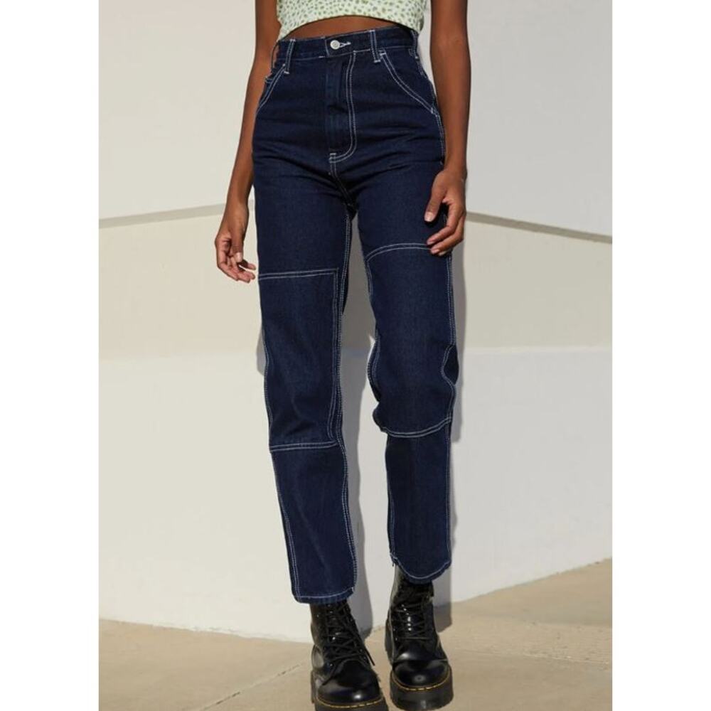 J. GALT Brandy Melville Shanghai Straight Leg Jeans Dark Wash S